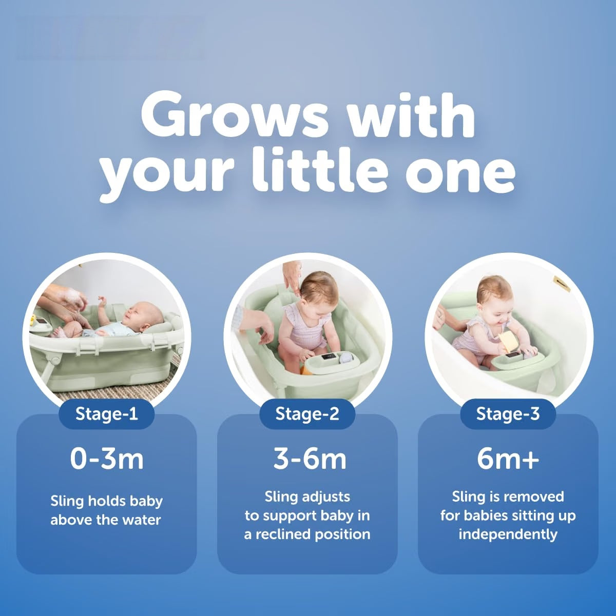 Baby Fold ‘n Store Baby Bathtub