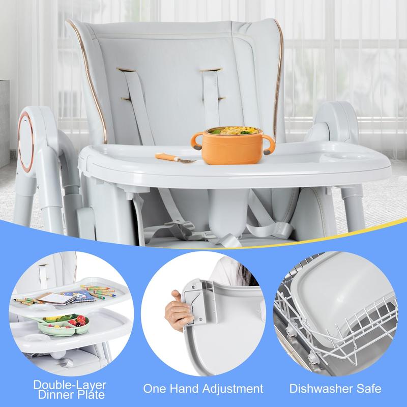 3-in-1 Convertible Baby High Chair