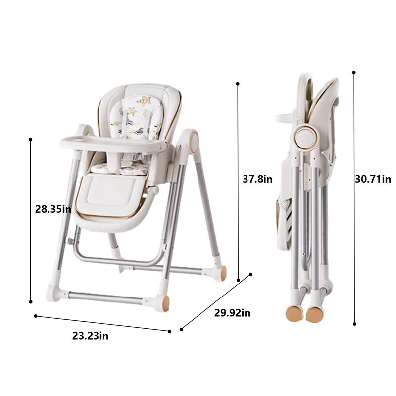 3-in-1 Convertible Baby High Chair