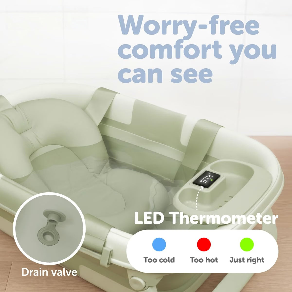 Baby Fold ‘n Store Baby Bathtub